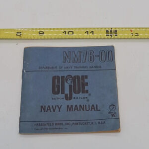 1964 G I JOE Navy Action Sailor Manual Catalog